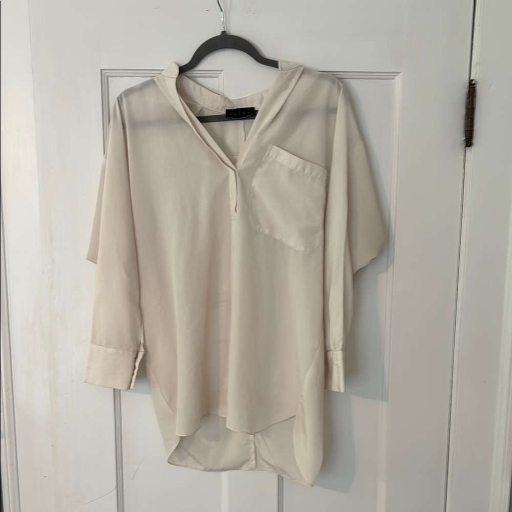 Hatch Women's maternity tunic Top cream off white o/s